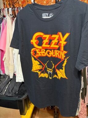Ozzy Osbourne Black Short-Sleeve Graphic Tee